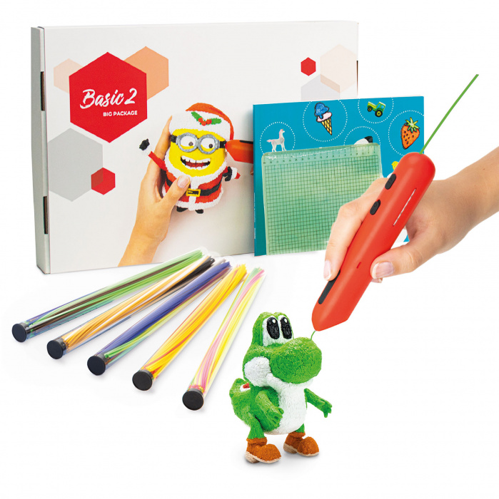 3D Simo Basic Le coffret : livret + filament + Stylo 3D - LeStylo3D